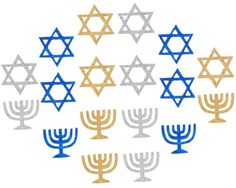 Garneck 100piezas Confeti De Hanukkah Confeti Para Mesas De Fiesta Decoración Para Iglesias Para Fiestas De Hanukkah Decoración De Mesa