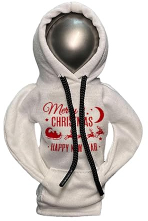 Generisch Weihnachten Gangschaltung Hoodie-Abdeckung,Hoodie Für Schaltknauf，Hoodie Winter Warm Auto Shift Cover，Schalthebel Haube Hoodie, Car Shifter Hoodie Für Auto Schalthebel Dekoration Zubehör