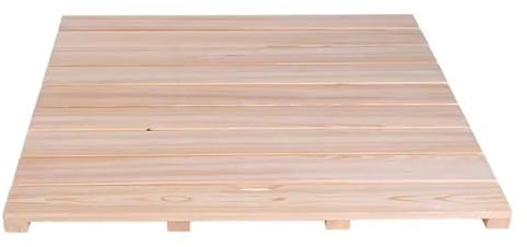 Massivholz-Badematte, rutschfeste Holzmatte für Badezimmer, Outdoor, Dusche und Spa, Mehrzweck-Entenbrett für Badewannen, Böden, Innen- und Außenbereich, rechteckige Form, 80 x 80 cm