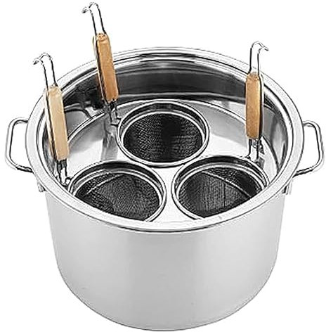 Cuoci Pasta Commerciale Cuocipasto per la pasta formato famiglia/Set di pentole per la cottura a vapore in acciaio inox con pentola per la pasta e cestello per la cottura a vapore con colino