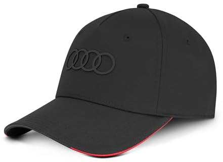 Audi 3132402630 basebollkeps med logotyp svart, en storlek