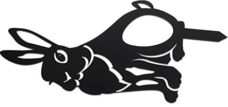 IMIKEYA Hasen-rasenschild Osterhasengartenpfahl Dekorativer Einsatzstecker Gartendeko Hasen-gartenstecker Für Draußen Landdeko Hasen-gartendekorationen Outdoor