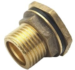 QMKADFQXF 1/2 Male BSP Brass Pipe Single Loose Key Swivel Fitting Nut Water Tank Jointer Connector