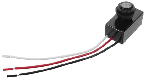 ELAYARD Outdoor Lichtsteuerung Sensor Dc Wetterfester Dämmerungsschalter für Automatische Straßen Gartenbeleuchtung mit Überlastschutz Langlebig und Zuverlässig