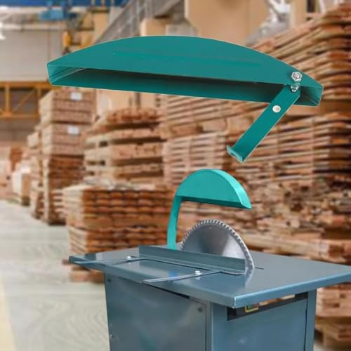 Table Saw Protective Cover for Most Models, Anti-Dust Safety Guard with Noise Reduction, Compatible with Common Woodworking Power Saws,(Green)