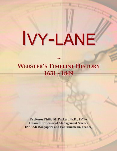 Ivy-lane: Webster's Timeline History, 1631 - 1849