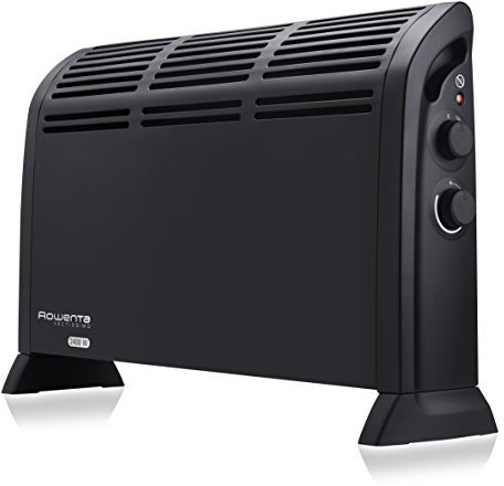 Rowenta CO3030F1 Radiateur Chauffage Convecteur Électrique Vectissimo 2 Niveaux Thermostat Réglable Détecteur de Gel 2400W Noir