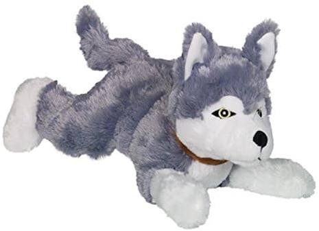 Nobby Plüsch Hund liegend Husky, 35 cm, 1 Stück
