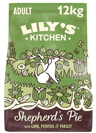 Lily’s Kitchen Made with Natural Ingredients Adult Dry Dog Food Shepherd’s Pie Balanced Recipe 12kg Bag
