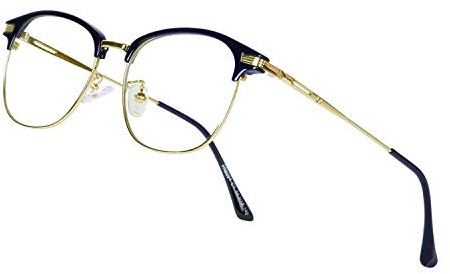 JoXiGo Computerbrille Blaulichtfilter Damen Herren Ohne Stärke mit Brillenetuis UV Schutzbrille gegen Kopfschmerzen Augenmüdigkeit Gamingbrille für PC TV Tablet
