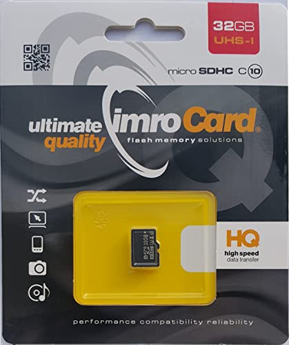 32GB IMRO microSD memory card without SD adapter - UHS CLASS 10
