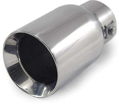 Universal Auspuffblende Endrohr Sport Schalldämpfer Edelstahl 50mm Chrom