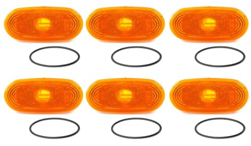 ROBUST 6 Pcs Side Amber Marker Lens Lamp for Mercedes Sprinter 0038202956 2E0945061C 2006-2017