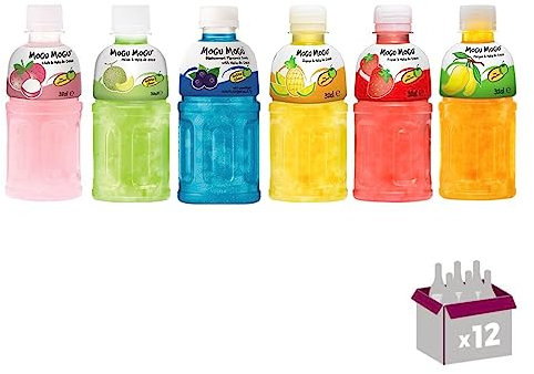 Wine And More Mogu Mogu - Litchi - Melón - Grosella Negra - Piña - Fresa - Mango - 12x32cl