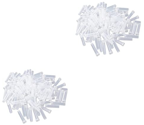 Sosoport 100stücke Transparente Blumenröhrchen Kunststoff Wasserbehälter Für Frische Blumen Nährstoffröhren Für Floristen Langlebig Und Leicht Zu Reinigen