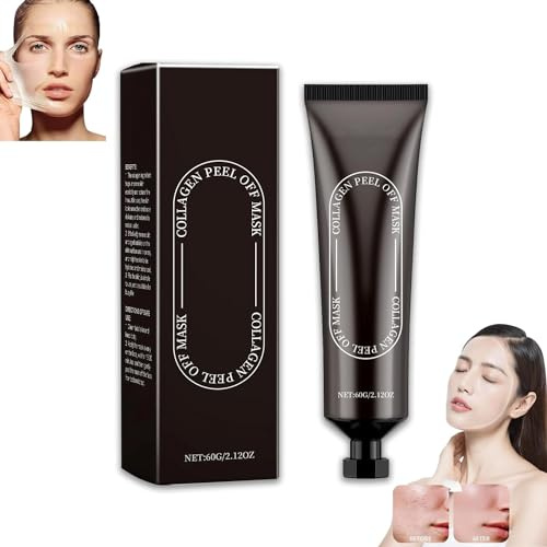 Ss Collagen Reverse Volume Peel off Face Mask,Collagen Peel Off Face Mask Bio-Collagen Real Deep Mask,Cleansing, Hydrating and Moisturizing Suitable for All Skin Types (1 pcs)