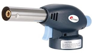 Caramellatore a gas per Cartuccia Kasart - Cannello a gas Versatile per Cucina e Fai-da-Te, Attrezzo con Accensione e Regolazione Fiamma, Modello Mini e Senza Cartuccia