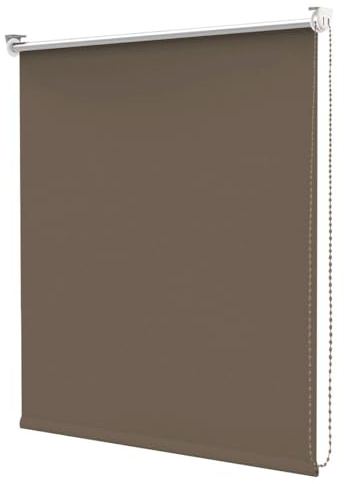Tenda a Rullo Avvolgibile Porta Finestra Casa Ufficio Parete Soffitto Mod.TENDARULLO 200X180 MARRONE