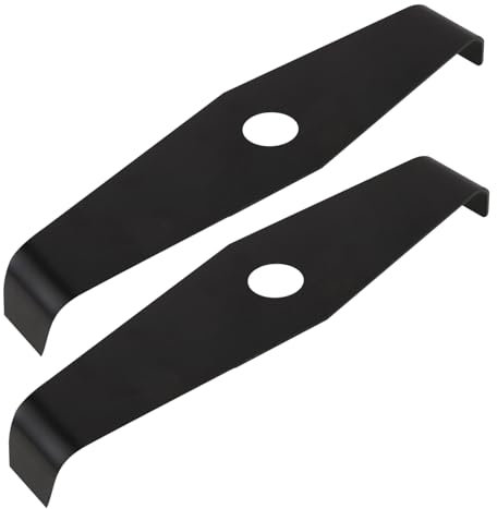 TINEASUR 2pcs Manganese Trimmer Attachments for Lawn Mower Weeding Compact Lightweight Sawblades for Efficient Garden Maintenance and Grass Trimming