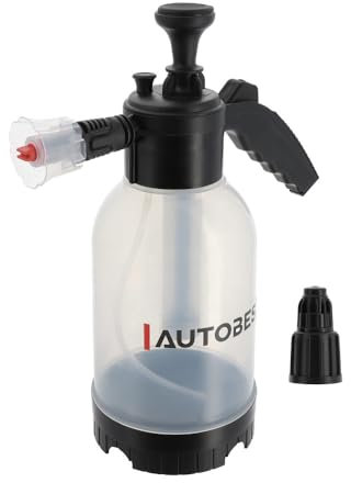 Autobest Pulvérisateur à Pression 2 litres - 2 Buses Lavage et Propulsion de Mousse