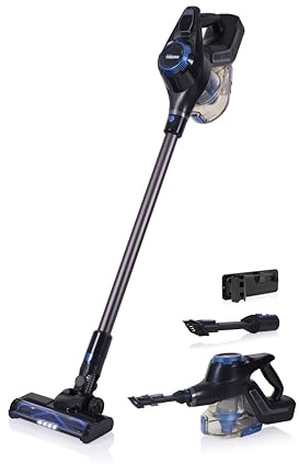 Tristar Aspirapolvere a Stick Senza Fili, 2-in-1, Motore BLDC, 250W, 23 kPa Potenza, 40 Min Autonomia, LED, Filtro HEPA, Serbatoio 800 ml, SZ-2390