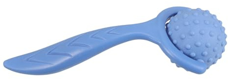 iplusmile Handmassagegerät mit Noppenrolle Ergonomisch Tragbarer Stacheliger Massagestab aus Kunststoff Tiefengewebsmassage für Rücken Yoga Fitness Muskelentspannung
