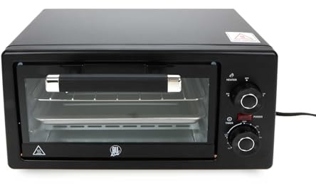 All Ride Mini Four Electrique 24 Volt Via L'Allume-Cigare - pour Camions, Camping-Cars ou Bateaux - 300 Watt - 9 Litre - INOX, Noir