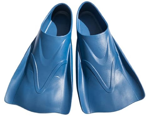 Pinne da Nuoto, Pinne da Piscina Corte, Pinne Compatte Portatili Per L'Allenamento per Immersione con Tuba E Nuoto Uomini Donne Adulte