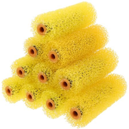 GETAJGHSD 4 Inch Textured Paint Rollers for Walls Foam Texture Painting Rollers 10pcs for Home and Office Wall Decoration