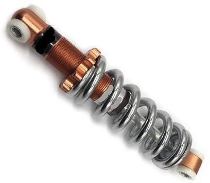 Amortiguador Suspensión Amortiguador Trasero de 190 mm y 1200 LB con Resorte de suspensión para Bicicleta, Scooter de Gasolina, Moto de para Cross eléctrica, ATV, Quad