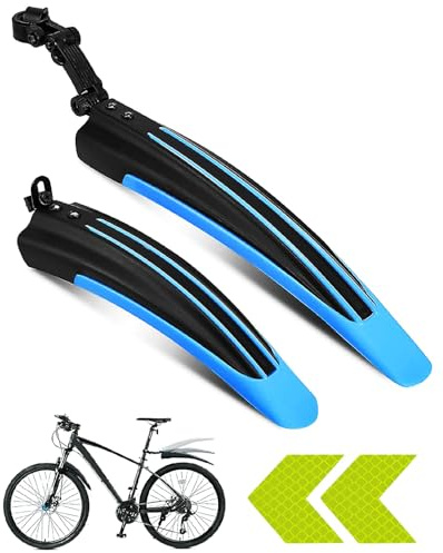 VeloGo Fahrrad Schutzbleche Set - Vorder- und Hinterrad Schutzblech für Mountainbike und Rennrad, Einstellbare Winkel, Einfache Installation, Geeignet für 20-26 Zoll Fahrräder