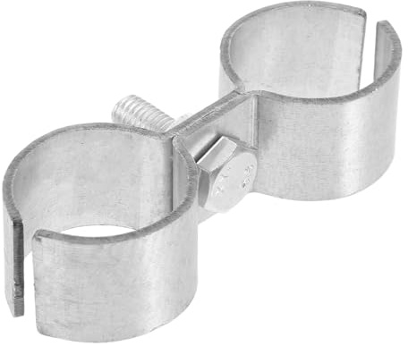 ELEOUTI Abrazadera Doble para Tubos con Clip Rápido Sujeción Estable para Barcos Rv y Embarcaciones Conector para Doble Tubo Instalación sin Herramientas