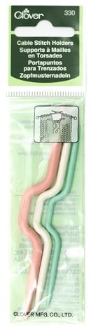 Clover Maschenhalter, 6.4 Height x 1.6 Length x 0.2 Width, Blau