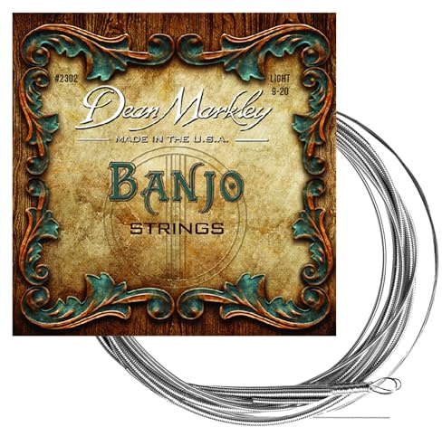 Dean Markley 2302 Jeu de 5 cordes pour banjo Tirant light (Import Royaume Uni)