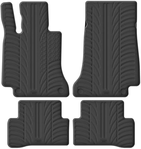 Gledring 0320 Fußmatten Set Gummimatten Vorne und Hinten schwarz