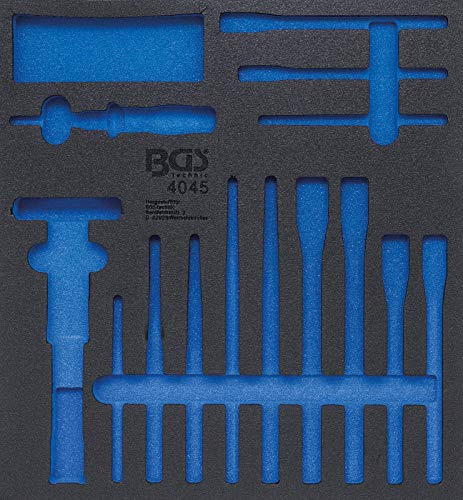 BGS 4045-1 | Werkstattwageneinlage 2/3 | leer | für Art. 4045 | Hartschaum | Länge 408 mm | Breite 378 mm | Höhe 32 mm | geeignet für alle BGS Werkstattwagen