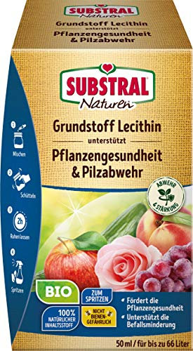 Substral Naturen Bio Grundstoff Lecithin Konzentrat unterstützt Pflanzengesundheit, Pilzabwehr + Befallsminderung, 50ml