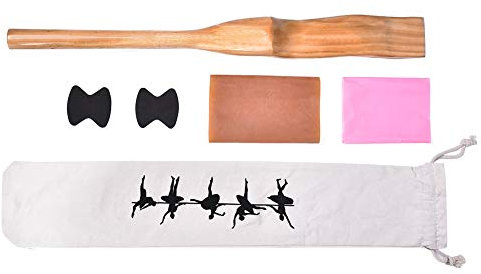 Dioche Ballett fuß Stretcher,strapazierfähiger Ballettschuh aus Kiefernholz, abnehmbare Ballett-Trainingshilfe, geeignet für Ballett, Gymnastik, geeignet für 30-45 (EU-Größe)