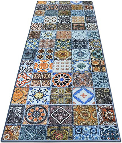 Floordirekt Teppich-Läufer auf Maß Bonita | Moderner Wohnteppich für Flur, Küche, Schlafzimmer | Meterware, viele Größen | rutschfest, robust & pflegeleicht (80 x 300 cm)