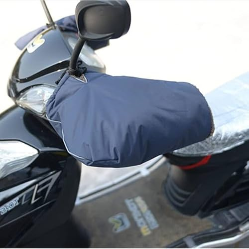 XGOPTS 1 Paire de Gants de Guidon de Moto Coupe-Vent Universels Gants de Protection de Moto d'hiver Épais Moto Guidon Couvre-Main Chaud Manchons Impeméable Mitaines Thermiques de Guidon Scooter