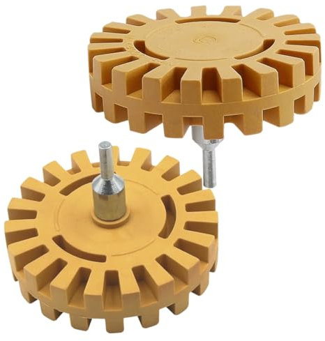 VINTORKY 2stücke Eraser Wheel Für Aufkleberentfernung Effizientes Werkzeug Zur Kleber Und Farbentfernung Geeignet Für Und Heimwerkerprojekte