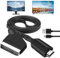 WDKXCN Cable Peritel HDMI, Adaptateur Peritel HDMI avec USB Câble, Convertisseur Péritel vers HDMI, Convertisseur Vidéo Audio Peritel vers HDMI 1080P/720P pour HDTV STB VHS VCR PS3 Sky DVD Blu Ray