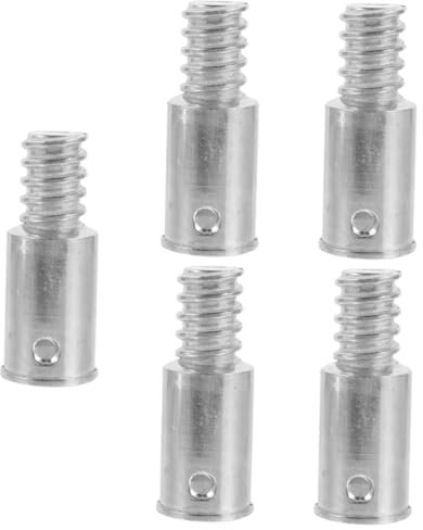 Hoement 5stücke Threaded Tip Broom Handle Reparaturset Für Besenstiele Einfach Zu Montieren Reinigen Langlebig Für Im Und Büro