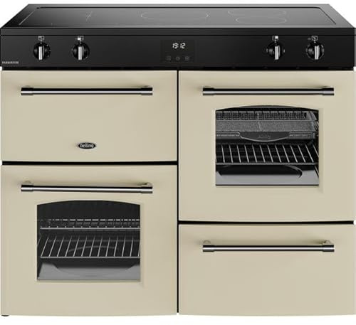 Belling Farmhouse 110Ei 110cm wide Electric Range Cooker with Induction Hob - Cream - A/A Rated