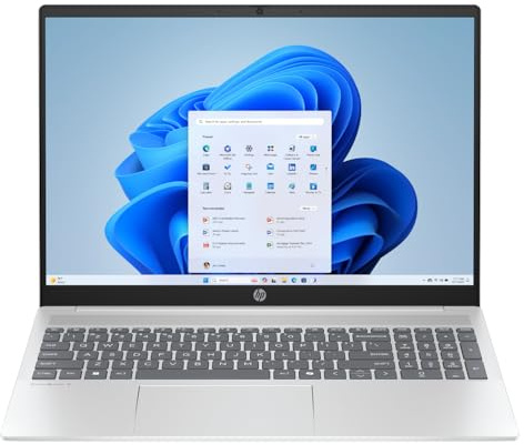 HP OmniBook 5 16 Laptop | Intel Core i3-1315U | 8 GB RAM | 512 GB SSD | Intel Iris Xe Graphics | 2K Display | Windows 11 Home | Glacier Silver Aluminum | 16-ba1506sa