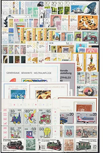 Goldhahn DDR Jahrgang 1980 postfrisch komplett Briefmarken für Sammler