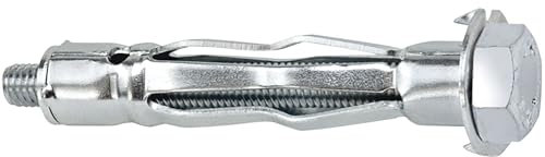 Celo Hohlraumdübel M8x16 - Rigipsdübel - Gipskartondübel aus Metall SW13 - Dübel aus Metall, Stahl verzinkt - 100 Stück