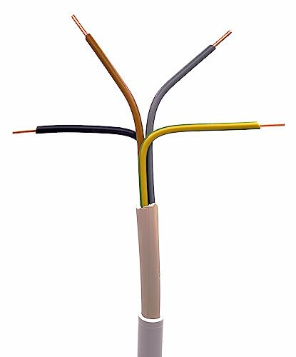 50m NYM-J 4x2,5 mm² RE Mantelleitung grau Installationsleitung Feuchtraumleitung