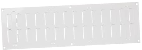 500x150mm Blanco Rejilla corredera de metal, rejilla de ventilación, rejilla corredera de metal