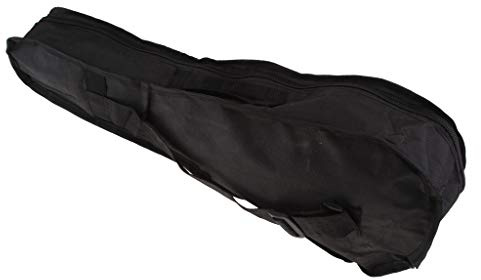Perfeclan Premium 21-26 Ukulele Tasche bag Case Ukulele Koffer Gepolsterte Ukulelentasche mit Schultergurt, Schwarz, 21Zoll